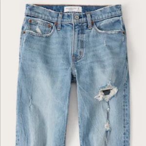 Abercrombie mid rise boyfriend jeans